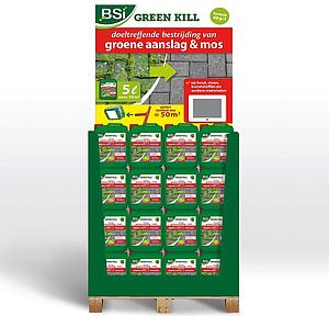 DISPLAY GREEN KILL® + GRATIS SPROEIBOMEN / RAMPES D'ARROSOIR GRATUITES