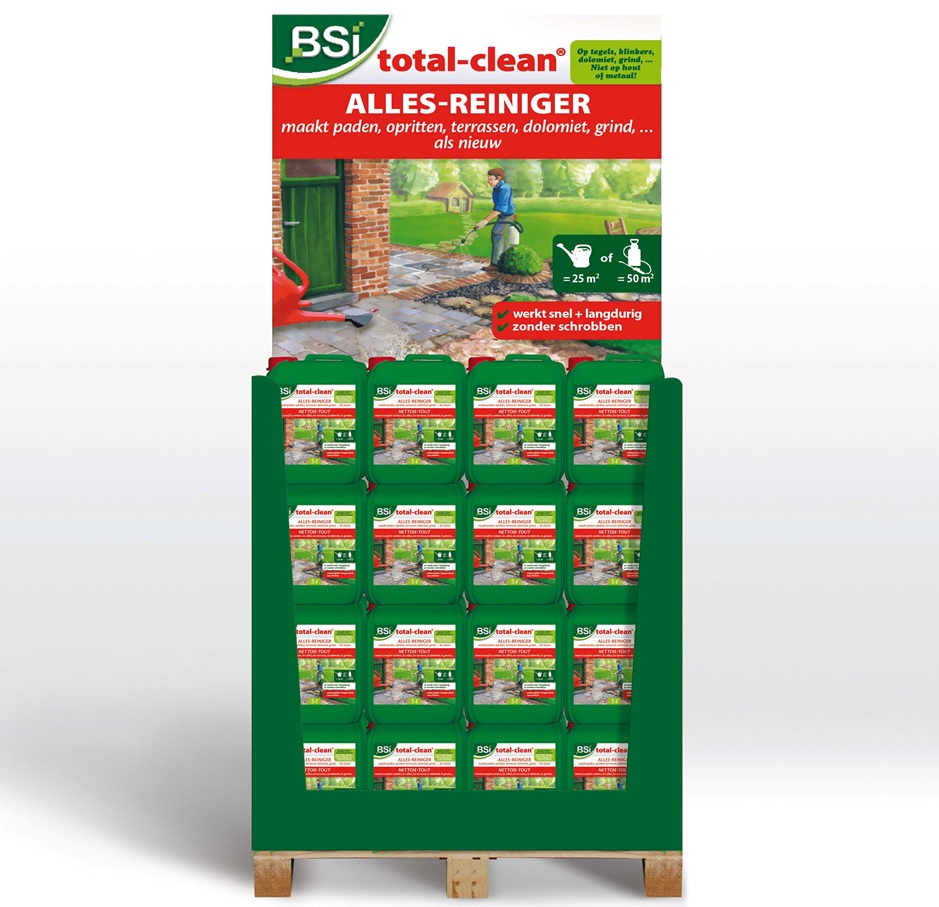 Display Total Clear 64x5L